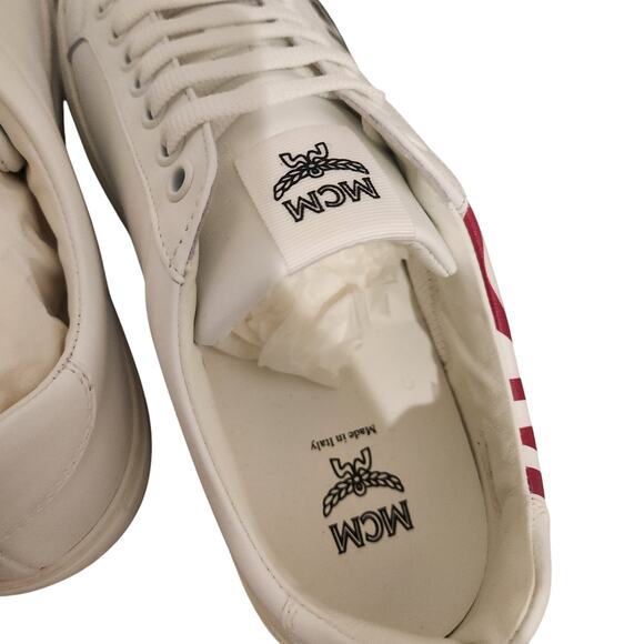 MCM white Logo sneakers size US 9 IT 42 - Picture 10 of 12